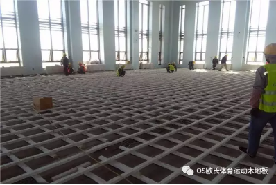 甘肅敦煌體育木地板：敦煌**酒店體育運(yùn)動(dòng)木地板圖1