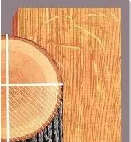 刻切與呈現(xiàn)出來的紋理效果 刻切與呈現(xiàn)出來的紋理效果