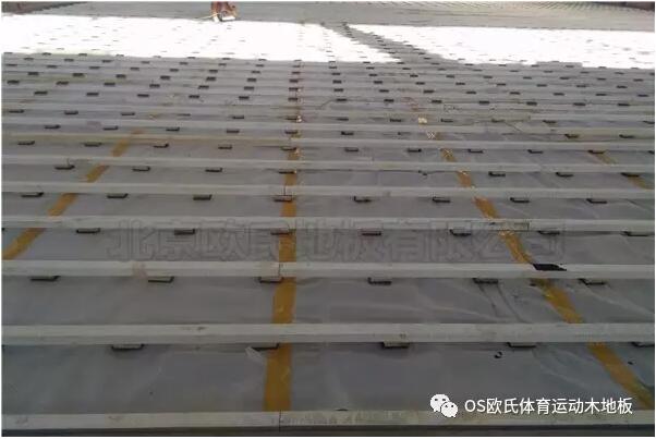 貴州省畢節市織金縣育才學校籃球館木地板案例