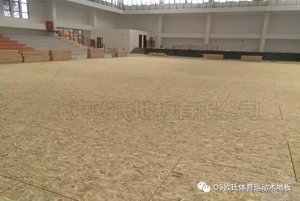 貴州省畢節市織金縣育才學校籃球館木地板案例