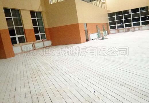 遼寧盤錦大洼高級中學籃球館體育木地板 遼寧盤錦大洼高級中學籃球館體育木地板