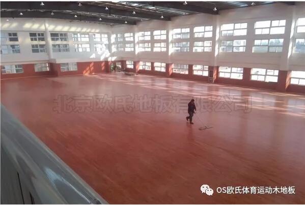 江蘇常州溧陽市南渡鎮(zhèn)體育館運動木地板案例
