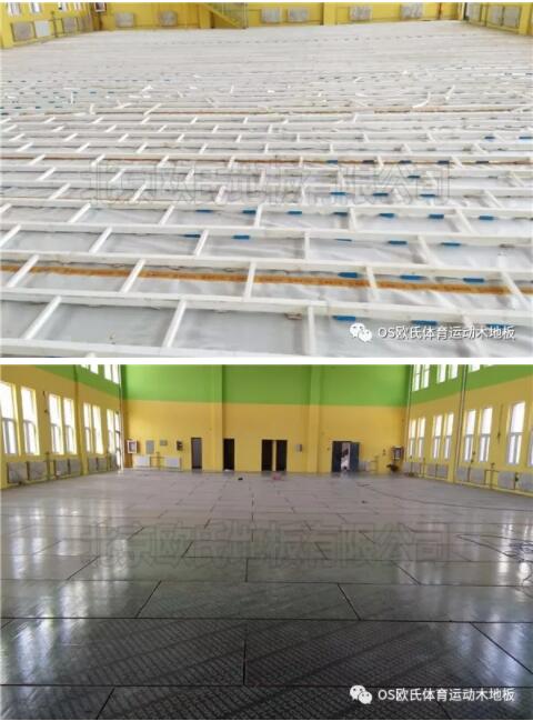 內(nèi)蒙古烏海雙欣電廠籃球館木地板成功案例 內(nèi)蒙古烏海雙欣電廠籃球館木地板成功案例