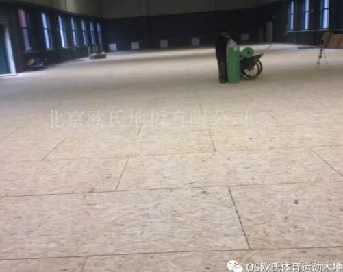 南京體育學院羽毛球館木地板成功案例