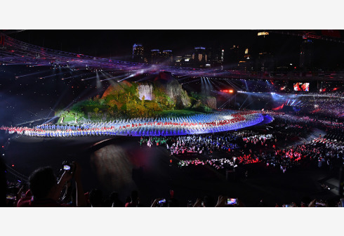 2018年第18屆雅加達亞運會開幕 2018年第18屆雅加達亞運會開幕